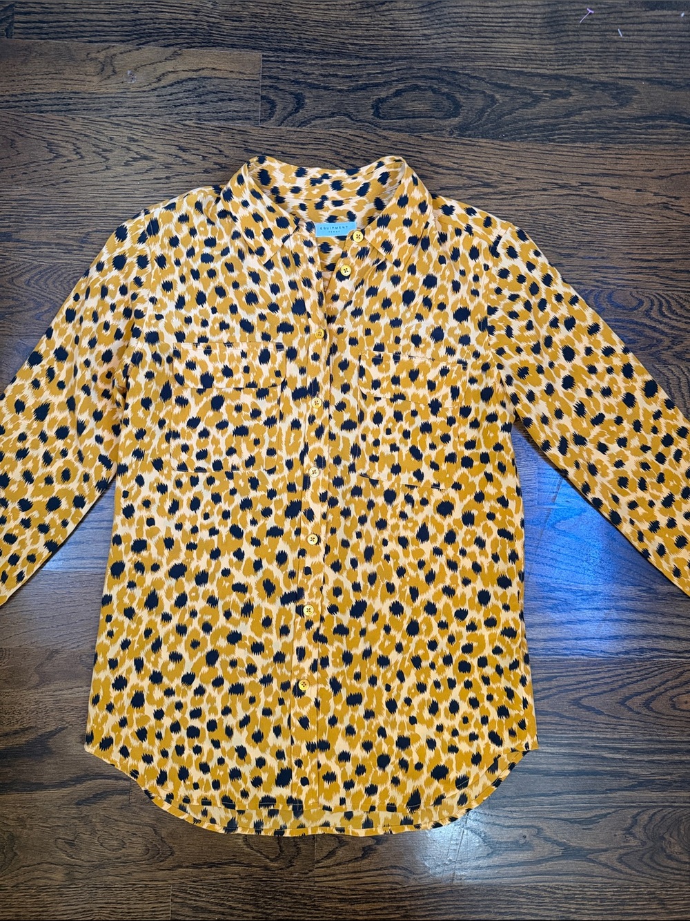 Equipment Silk Blouse Size Small